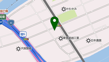 セレモニーハウス 大阪市立佃斎場の地図画像
