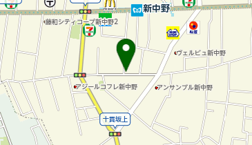 ソニズ 新中野鍋横第2スタジオの地図画像