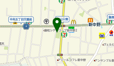 ソニズ 新中野鍋横第3スタジオの地図画像