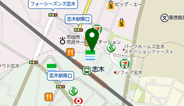 iPhone修理ダイワンテレコム志木店の地図画像