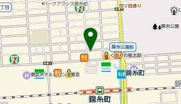 iPhone修理ダイワンテレコム錦糸町店の地図画像