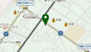 iPhone修理ダイワンテレコム座間相武台店の地図画像