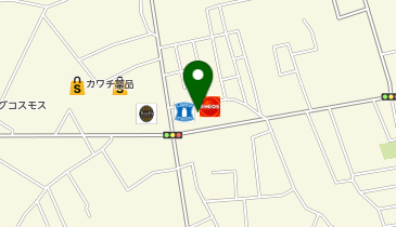 iPhone修理ダイワンテレコム水戸赤塚店の地図画像
