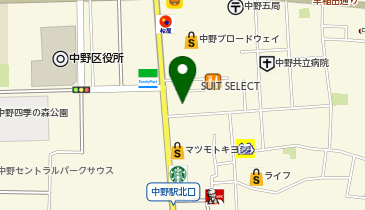 iPhone修理ダイワンテレコム中野店の地図画像