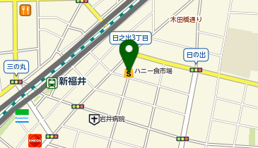 iPhone修理ダイワンテレコム福井日之出店の地図画像