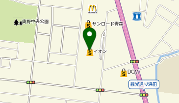 iPhone修理ダイワンテレコムサンロード青森店の地図画像