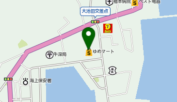 海星ムサシ 牛深店の地図画像