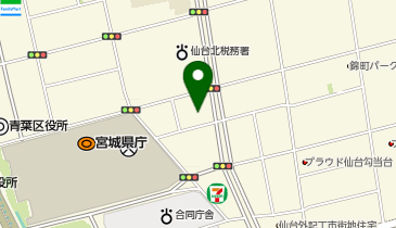 テアトルアカデミー仙台校の地図画像