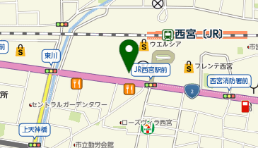 テアトルアカデミー西宮校の地図画像