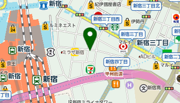 ディスクユニオン 新宿ロックレコードストアの地図画像