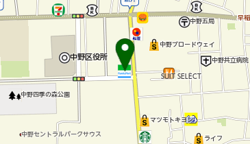 ディスクユニオン 中野店の地図画像