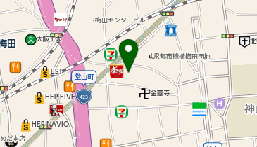 ディスクユニオン 大阪クラシック館の地図画像