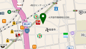 ディスクユニオン 大阪店の地図画像