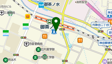 ディスクユニオン お茶の水駅前店の地図画像