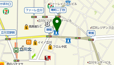 ディスクユニオン 立川店の地図画像