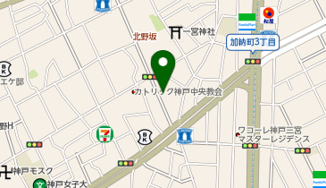 パールクリニック 北野坂本店(本社ビル1階)の地図画像