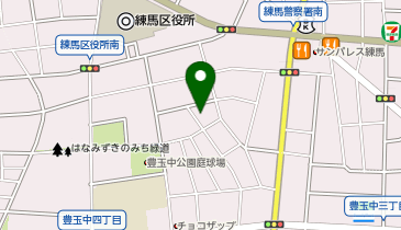 ヒューマンライフケア練馬の輪の地図画像