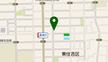 ヒューマンライフケア東住吉の湯の地図画像
