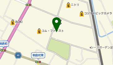 ビレッジハウス足利朝倉の地図画像