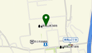 ビレッジハウス新高山の地図画像