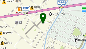 ビレッジハウス富岡の地図画像