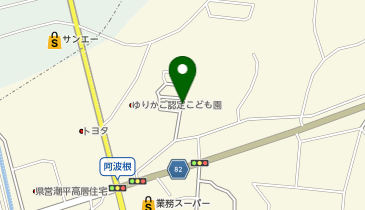 ビレッジハウス阿波根の地図画像