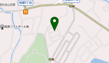 ビレッジハウス檜原の地図画像