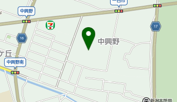ビレッジハウス中興野の地図画像