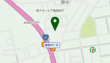 ビレッジハウス亀田の地図画像