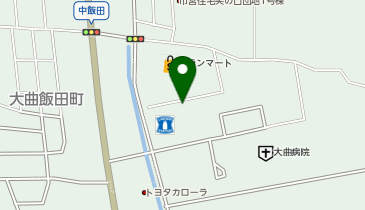 ビレッジハウス大曲の地図画像