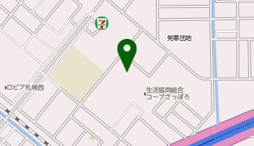 ビレッジハウス発寒の地図画像