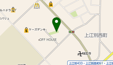 ビレッジハウス江別の地図画像