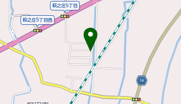 ビレッジハウス萩庄の地図画像
