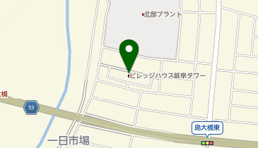 ビレッジハウス岐阜タワーの地図画像
