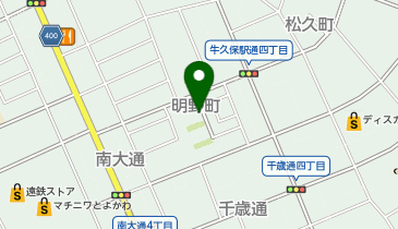 ビレッジハウス豊川の地図画像