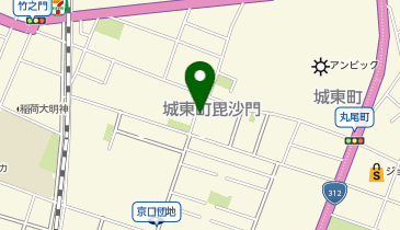 ビレッジハウス城東の地図画像