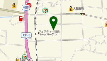 ビレッジハウス上和白の地図画像