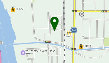 ビレッジハウス広田の地図画像