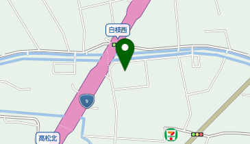 ビレッジハウス白枝の地図画像