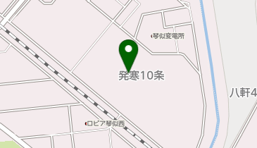 ビレッジハウス琴似第二の地図画像