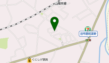 ビレッジハウス田布施の地図画像
