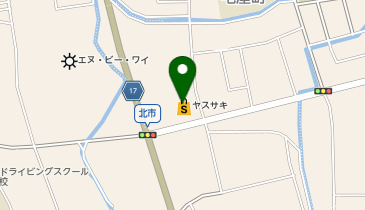 ヤスサキ ホームセンター勝山店の地図画像