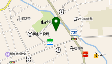ヤスサキ ファッションプラザ勝山店の地図画像