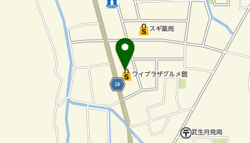 ヤスサキ グルメ館武生南店の地図画像