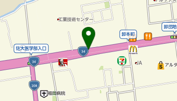 フィットイージー 佐賀北部バイパス店の地図画像