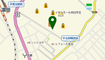 フィットイージー イオンモール四日市北店の地図画像