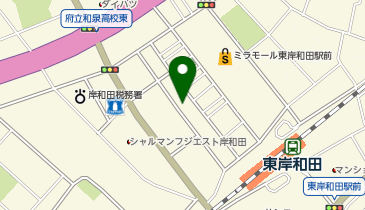 フィットイージー ミラモール東岸和田駅前店の地図画像