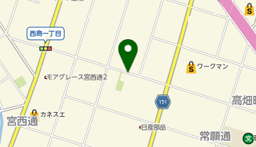 フィットイージー 一宮中島通店の地図画像