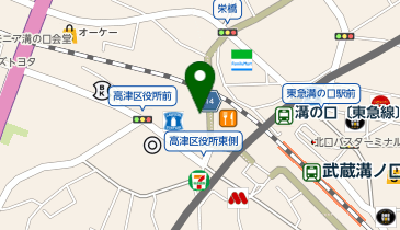 サンハルク フラワー薬局 溝の口駅前店の地図画像