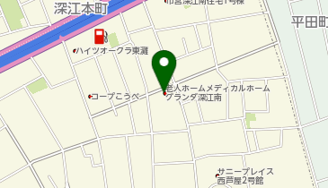 メディカル・リハビリホームグランダ神戸東灘の地図画像